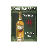 Mini muurplaatje John Jameson 15 x 20 cm - thumbnail