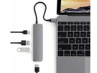 Satechi ST-CMAM interface hub USB 3.2 Gen 1 (3.1 Gen 1) Type-C 5000 Mbit/s Grijs