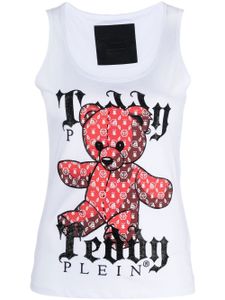 Philipp Plein débardeur Teddy Plein - Blanc