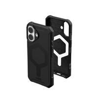 URBAN ARMOR GEAR Essential Armor MS Case compatibel met Apple iPhone 16 case (50% gerecycled materiaal, Draadloos / Magnetisch opladen geoptimaliseerd, 4,6 m bescherming) zwart