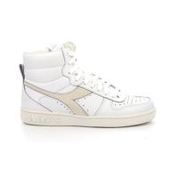 Diadora Magic Basket Mid Leather Wn gymschoenen voor dames, wit/lila marmer, 38 EU, wit lila marmer, 38 EU