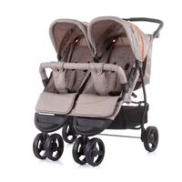 Duo Kinderwagen 0+ new borns Chipolino Maxi Mix moakka latte met luiertas - thumbnail