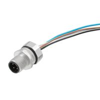 Weidmüller 1861240000 Sensor/actuator inbouwconnector M12 Aantal polen: 8 Stekker, inbouw 1 stuk(s)