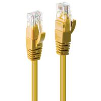 LINDY 48061 RJ45 Netwerkkabel, patchkabel CAT 6 U/UTP 0.50 m Geel Snagless 1 stuk(s)