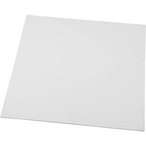 10x Canvas schilderdoek/paneel dun 30 x 30 cm   -