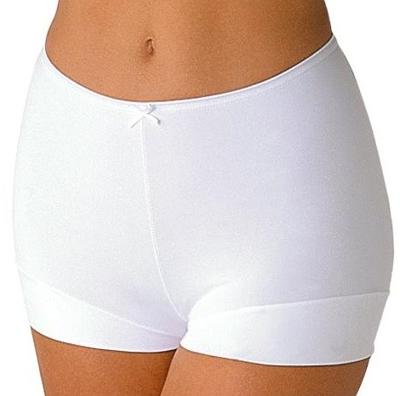 Avet 38842 dames short elastische katoen.-S-Wit Avet 38842 dames short elastische katoen.-S-Wit