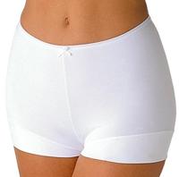 Avet 38842 dames short elastische katoen.-S-Wit