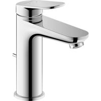 Duravit Wave Wastafelmengkraan - m-size - eengreeps - met waste - voorsprong 12.2cm - chroom glans WA1020001010 - thumbnail