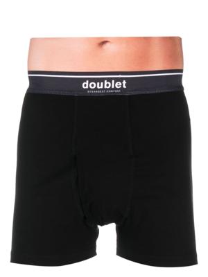 Doublet Boxershorts met print - Zwart