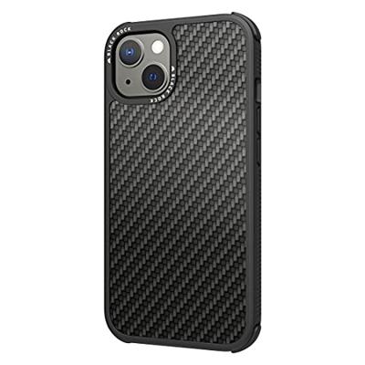 Black Rock - Hoes koolstofhoes, robuust, case, echte carbon, geschikt voor Apple iPhone 13, carbon telefoonhoes, fiber cover (carbon zwart)