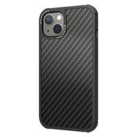 Black Rock - Hoes koolstofhoes, robuust, case, echte carbon, geschikt voor Apple iPhone 13, carbon telefoonhoes, fiber cover (carbon zwart)