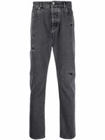 Brunello Cucinelli jean à coupe droite - Gris