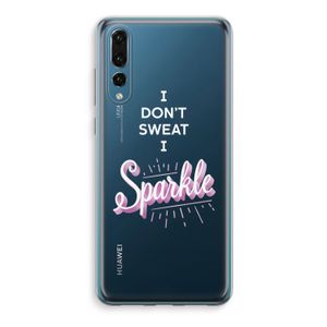 Sparkle quote: Huawei P20 Pro Transparant Hoesje