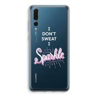 Sparkle quote: Huawei P20 Pro Transparant Hoesje