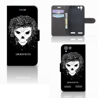 Telefoonhoesje met Naam Lenovo Vibe K5 Skull Hair