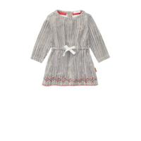 Noppies baby jurk Mazzola met all over print wit/zwart