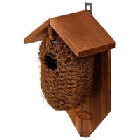 Decoris Vogelhuisje - kokos - nestbuidel - 26 cm