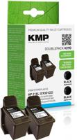 KMP Inktcartridge vervangt HP 21, C9351AE Compatibel 2-pack Zwart H29D 1900,4021 - thumbnail