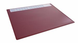 Durable 722303 722303 Bureau onderlegger 4-jaarskalender Rood, Transparant (b x h) 650 mm x 500 mm