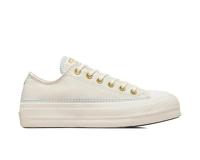 Converse Chuck Taylor All Star Lift Sneakers voor dames, Zilverreiger/True Sky/Goud, 37.5 EU