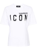 DSQUARED2 t-shirt en coton à logo imprimé - Blanc