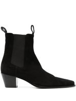 TOTEME bottines The City 50 mm en daim - Noir