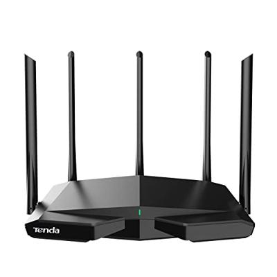 TENDA TX27 Pro draadloze router Gigabit Ethernet Tri-band (2,4 GHz/5 GHz/6 GHz) zwart (TX27 Pro). Merk: