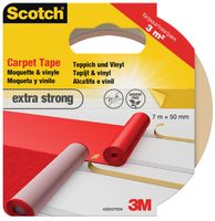 Scotch extra sterke tapijttape, ft 50 mm x 7 m, blisterverpakking - thumbnail