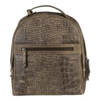 Burkely Croco Cody Rugzak Donker Groen