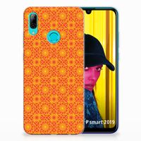 Huawei P Smart 2019 TPU bumper Batik Oranje - thumbnail