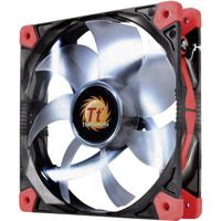 Thermaltake CL-F018-PL12WT-A PC-ventilator Zwart, Helder (mat) (b x h x d) 120 x 120 x 25 mm