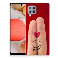 Samsung Galaxy A42 Silicone Back Cover Liefde - Origineel Romantisch Cadeau - thumbnail