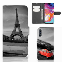 Samsung Galaxy A70 Flip Cover Eiffeltoren - thumbnail