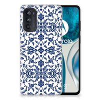 Motorola Moto G52/G82 TPU Case Flower Blue - thumbnail