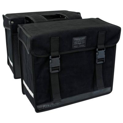 Canvas Fietstas Led 56,5 Liter Zwart