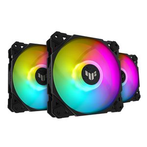 ASUS TUF Gaming TF120 ARGB Fan - Triple Fan Kit with ARGB Controller Computer behuizing Luchtkoeler 12 cm Zwart