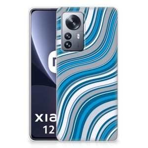 Xiaomi 12 Pro TPU bumper Waves Blue