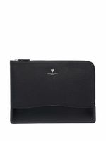 Aspinal Of London pochette d'ordinateur City en cuir - Noir