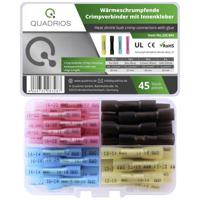 Quadrios 23C494 Stootverbinder 0.5 mm² 6 mm² Rood, Blauw, Zwart, Geel 45 stuk(s) - thumbnail