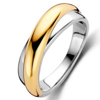 TI SENTO-Milano 12281SY Ring zilver goud- en zilverkleurig