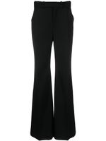 Chloé pantalon en laine à coupe ample - Noir