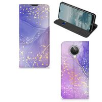 Bookcase voor Nokia G10 | G20 Watercolor Paars - thumbnail