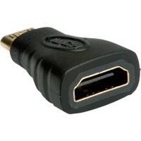 Value 12.99.3152 Adapter [1x HDMI-stekker C mini - 1x HDMI-bus] Zwart - thumbnail