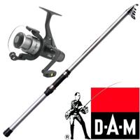 Dam Fighter Pro Spin Set 240 140FD Zilver Hengelsets 