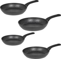 Resto Kitchenware Koekenpannenset Atik ø 22 + 24 + 26 + 28 cm - Inductie en alle andere warmtebronnen - thumbnail