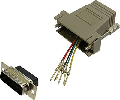 BKL Electronic 10121115 Adapter D-SUB-stekker 15 pol. - RJ12-bus 1 st. Single