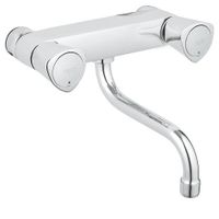 Grohe Costa-s Wand Keukenkraan Met Onderuitloop Chroom - thumbnail