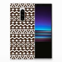 Sony Xperia 1 TPU bumper Aztec Brown
