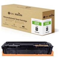 G&G Toner vervangt HP 415X Compatibel Zwart 7500 bladzijden Reborn remanufactured 21273 - thumbnail