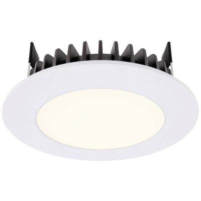 Deko Light 565230 LED Panel Round III 6 LED-inbouwlamp Energielabel: G (A - G) LED vast ingebouwd 6.30 W Verkeerswit (RAL 9016)